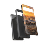73 Chevy C10 Square body Truck Two-Tone Sunrise Tough Phone Case