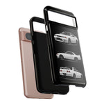 R32 Skyline Phone Case White, Three-View Vector Cover, Gift GTR Fans