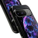 Holographic Skull Phone Case, Shattered Glass Iridescent Cover