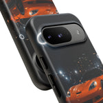 Orange C6 Neon Car Meet Tough Phone Case
