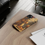 Poodle in Beret Phone Case | Vintage Paris Café Illustration