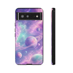 Pastel Galaxy Planet Vaporwave Art Tough Phone Case