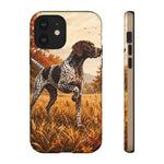 German Shorthaired Pointer Pointing Art Tough Phone Case