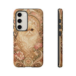 Persian Cat Floral Art Nouveau Tough Phone Case