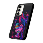 Neon Parrot Cocktails phone case | Tough Cases