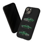Green Impala Lowrider Phone Case Tough Classic Car Multi View Print