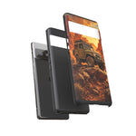 Land Cruiser FJ40 Classic 4x4 Red Rock Canyon Art Tough Phone Case