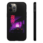 MK4 Supra Purple Night Vaporwave JDM Tough Phone Case Cover