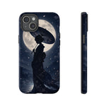 Geisha Parasol Moonlight Art Tough Phone Case
