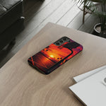 Basketball Court Sunset Phone Case | Tough Phone Case