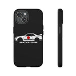 R34 Skyline Japanese Flag Race Car Phone Case | JDM GT-R Tough Cover
