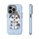 Siberian Husky Kawaii Ice Chibi Pet Dog Art Tough Phone Case