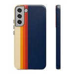 Retro Rainbow Stripe Phone Case | Tough Phone Case