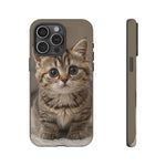 Munchkin Kitten Phone Case, Macro Close-Up Portrait Cover