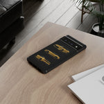 Gold Fairlady Z Classic Sports Car Tough Phone Case - 3 View