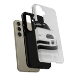 White MK4 Supra Phone Case, Retro 90s JDM Tough Cover for Car Enthusiasts