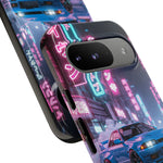 Skyline GT-R Tokyo Rain JDM Night Art Tough Phone Case