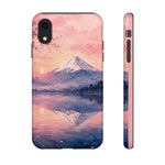 Mount Fuji Dawn Reflection Art Tough Phone Case