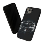 Black Sports Car Illustration 2023 Challenger SRT phone case | Car Drift Reflection