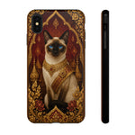 Siamese Cat Thai Royal Portrait Art Tough Phone Case