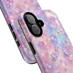 Rhinestone Sparkle Phone Case, Pastel Gradient Cover