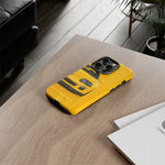 Yellow Supra Phone Case, MK4 90s JDM Legend Tough Protective Cover for Men