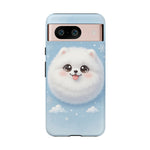 Samoyed Kawaii Snowball Chibi Art Tough Phone Case