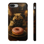 Pug Donut Dilemma Tough Phone Case