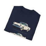 1956 Thunderbird illustrations Trio View T-Shirt | Classic car tee
