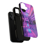 Empty Mall Escalator Vaporwave Art Tough Phone Case
