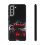 Z06 C8 Phone Case, Red Smoke Studio Reflection Cover
