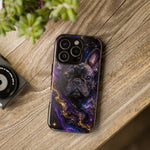 French Bulldog Galaxy Marble Art Tough Phone Case