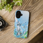 Copy of Silver Butterflies Tough Case | Blue Sky Water Droplets Phone Cover