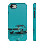 Turquoise 1960s GTO Car Phone Case | Retro Muscle Car