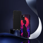 Neon Geisha Silhouette Phone Case | Tough Cover