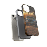 57 Bel Air Phone Case, Turquoise Classic Car Country Road Cover
