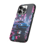 Skyline GT-R Tokyo Rain JDM Night Art Tough Phone Case