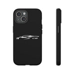 White C8 Phone Case for Chevy Fans, Tough Protective Cover