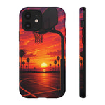 Basketball Court Sunset Phone Case | Tough Phone Case