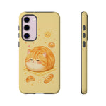 Orange Tabby Loaf Kawaii Chibi Pet Cat Art Tough Phone Case
