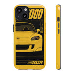S2000 Spa Yellow Retro 90s JDM Car Tough Phone Case