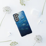 Amberjack School Phone Case, Open Water Sunlight Tough Cover