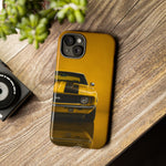 Classic Camaro SS Phone Case, Yellow 69 Muscle Car Cover, Gift for Guys