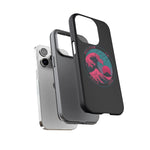 Great Dream Wave Circular Badge Vaporwave Phone Case – Japanese Aesthetic
