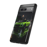 Camaro ZL1 Neon Green Muscle Car phone case | Tough Cover