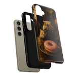 Pug Donut Dilemma Tough Phone Case