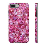 Pink Heart Gem Pattern phone case | Tough Case