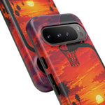 Basketball Court Sunset Phone Case | Tough Phone Case