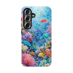 Underwater Coral Reef Phone Case | Colorful Tropical Fish Ocean Scene