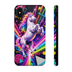 Neon Retro Rainbow Unicorn Phone Case | Tough Cases